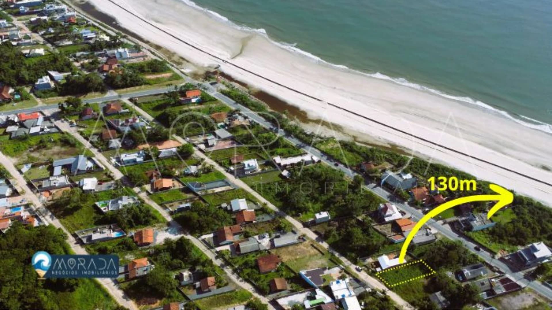 TERRENO A 130 METROS DO MAR - ROSA DOS VENTOS