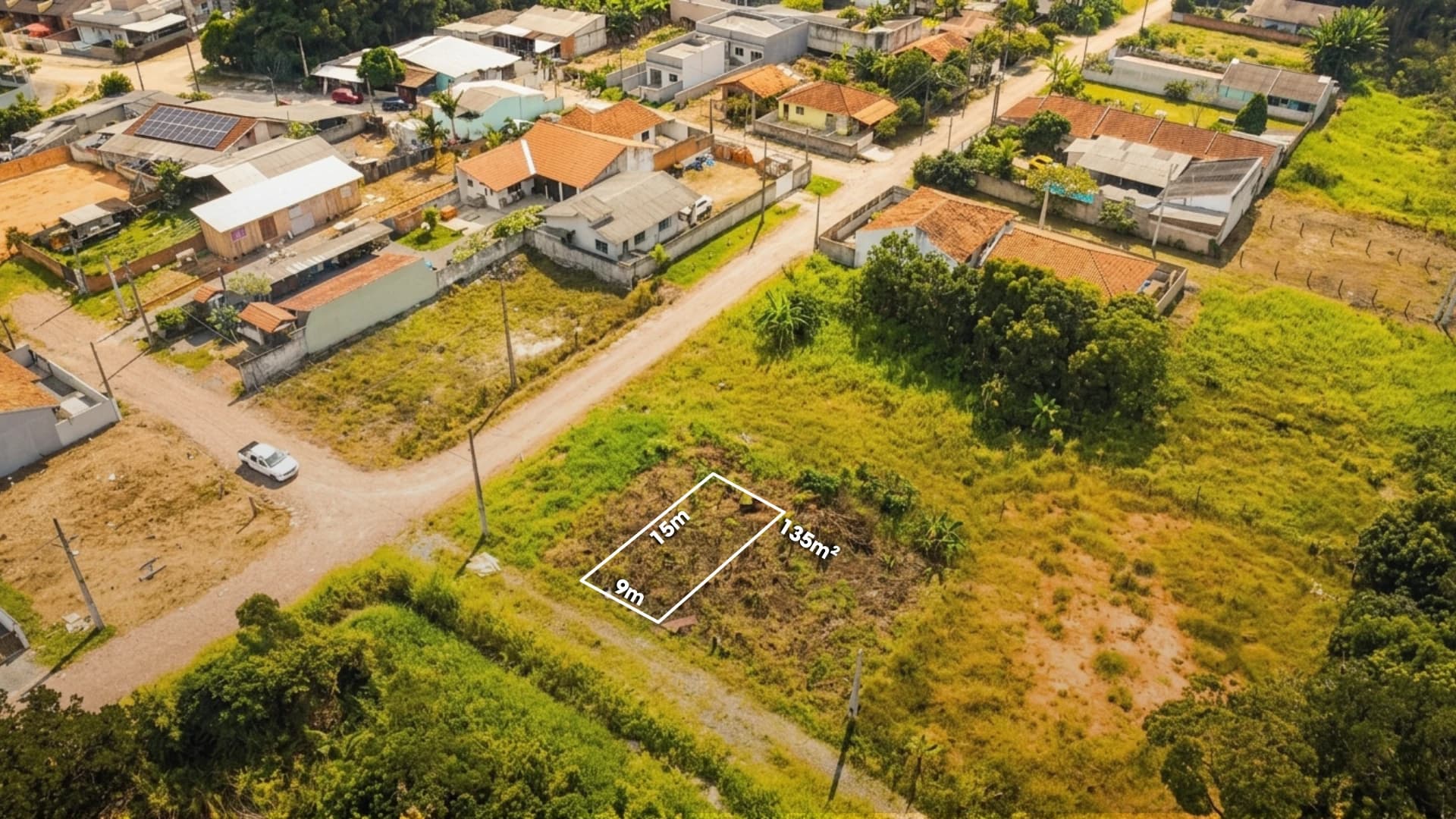 TERRENO PRONTO PARA CONSTRUIR A 950m DO MAR
