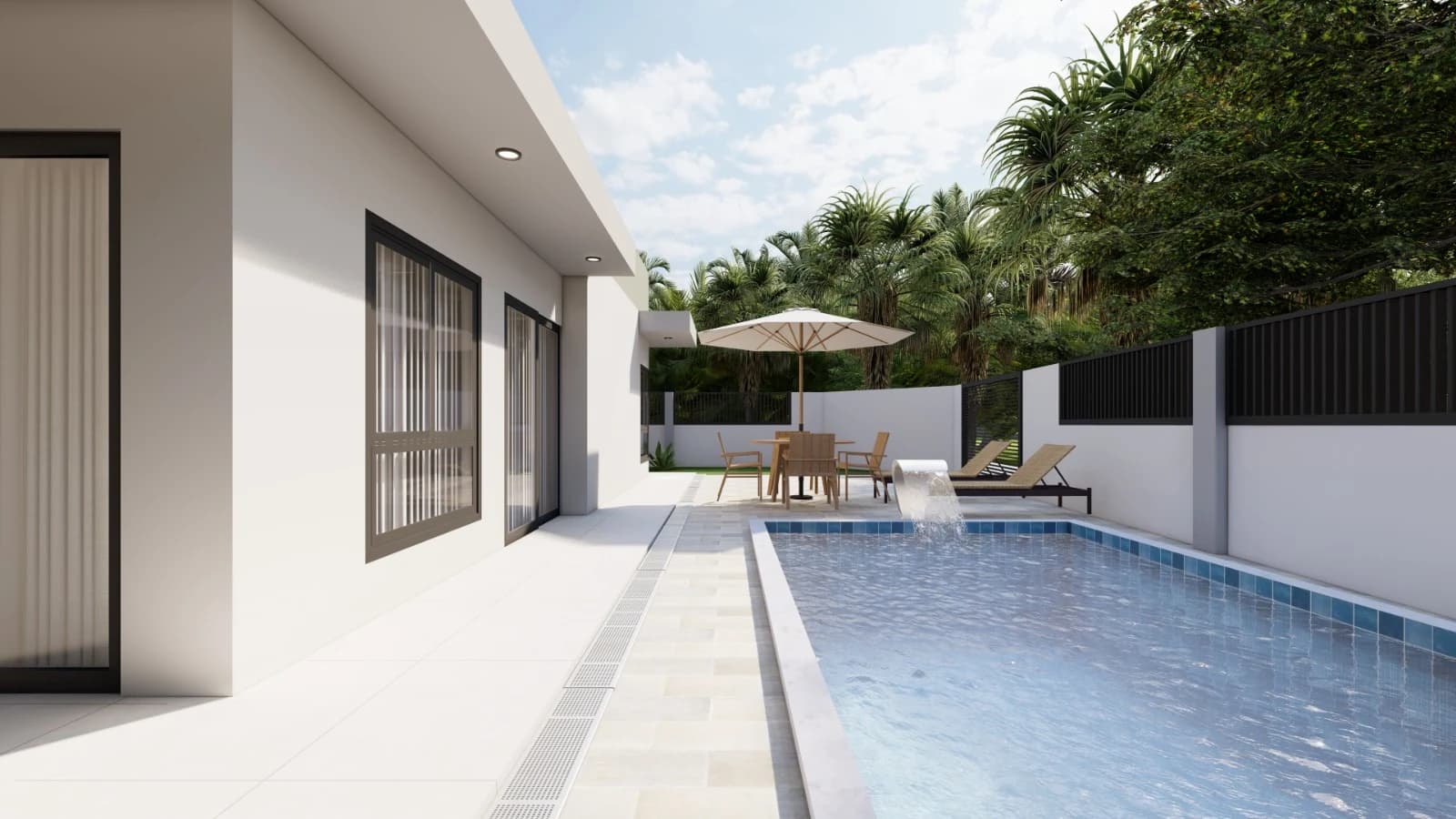CASA DE ESQUINA COM PISCINA