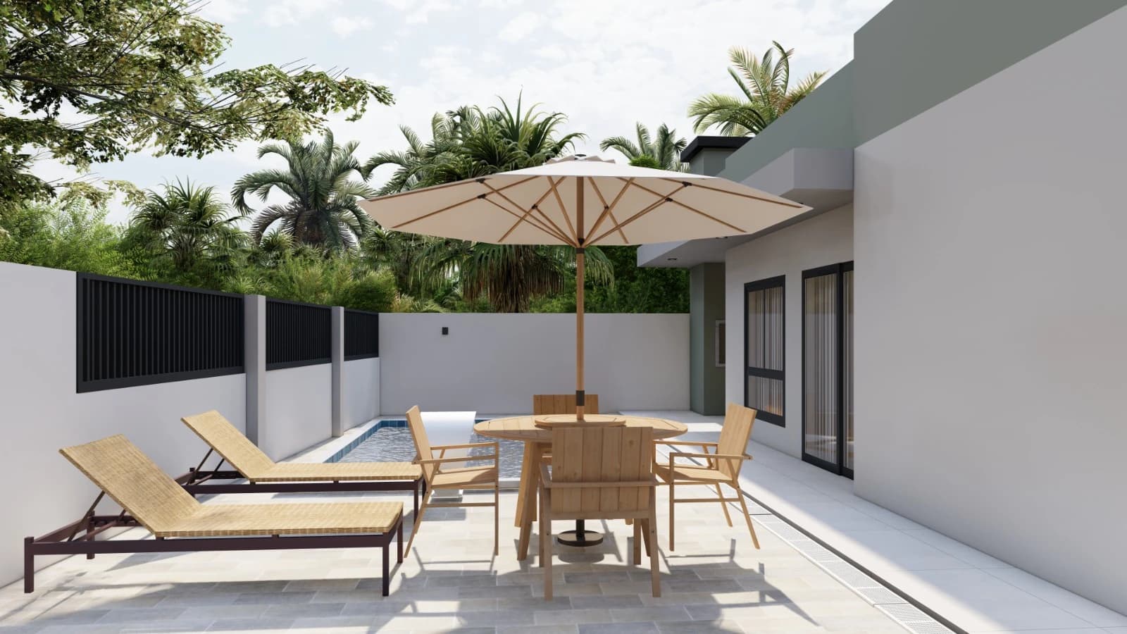 CASA DE ESQUINA COM PISCINA